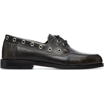 Mfpen Black Scout Derbys In Scratched Black