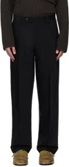 MFPEN BLACK STUDY TROUSERS