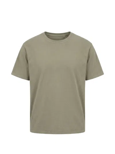 Mfpen Boxy-cut Crew-neck T-shirt In Green