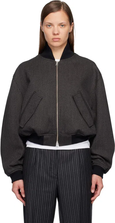 Mfpen Brown & Gray Blouson Bomber Jacket