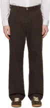 Mfpen Brown Punch Out Jeans In Brown