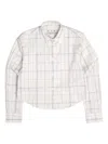 Mfpen Checked Shirt In White