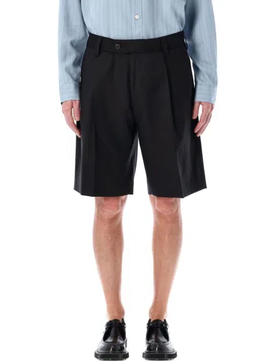 Mfpen Classic Shorts In Fine Black Stripe