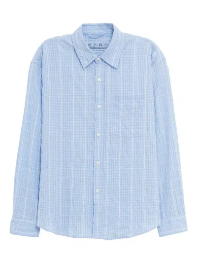 Mfpen Cotton Shirt In Blue