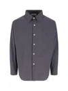 Mfpen Executive Check-pattern Shirt In Gray