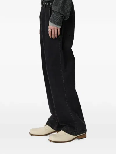 Mfpen Cotton Straight-leg Jeans In Black