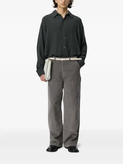 Mfpen Double-knee Corduroy Trousers In Gray