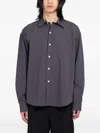 Mfpen Executive Check-pattern Shirt In Gray