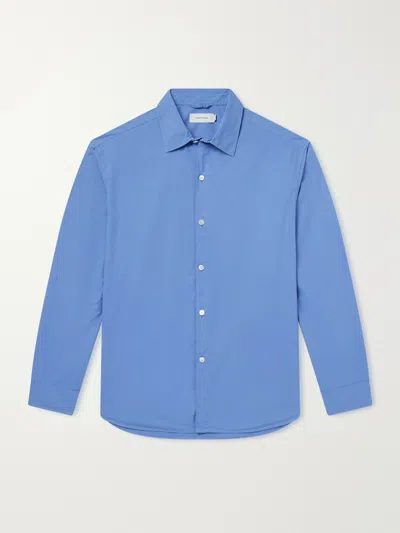 Mfpen Generous Cotton-poplin Shirt In Blue