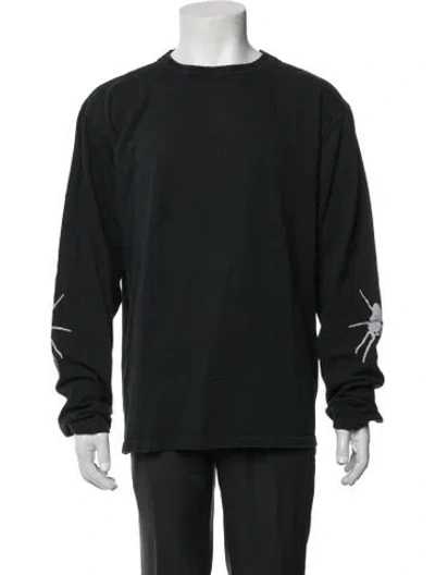 Pre-owned Mfpen Graphic Print Crew Neck T-shirt In Black