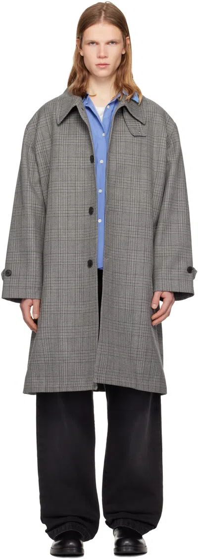 Mfpen Gray Client Coat In Neutral
