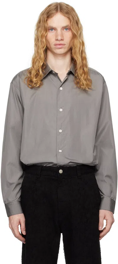 Mfpen Gray Common Shirt In Flat Grey