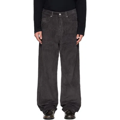 Mfpen Gray Generation Trousers In Anthracite Amplified