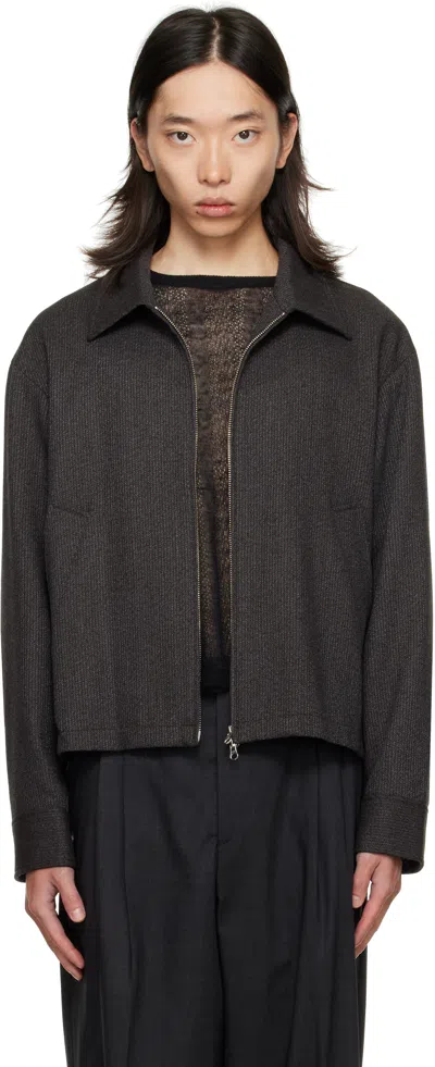 Mfpen Gray Mail Jacket In Black