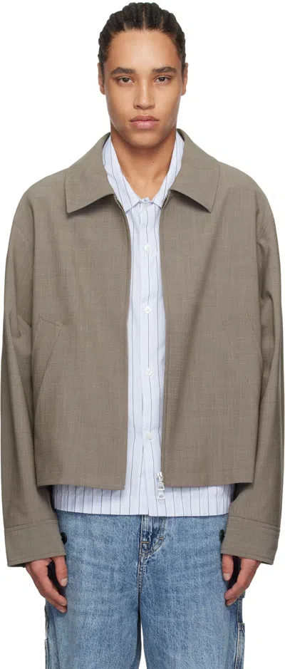 Mfpen Gray Mail Jacket In Gravel