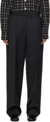 Mfpen Gray Primary Trousers In Grey 50s Stripe