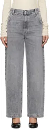 Mfpen Gray Regular Jeans In Washed Light Grey