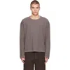 Mfpen グレー Reverse Rib セーター In Gray