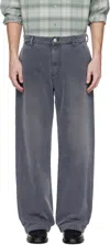 Mfpen Gray Straight Cut Jeans