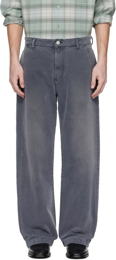 Mfpen Gray Straight Cut Jeans