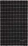Mfpen Gray Wool Scarf In Black