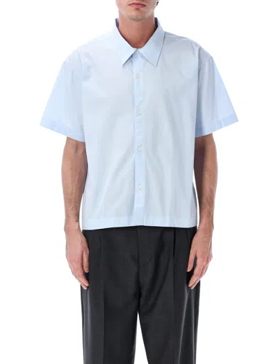 Mfpen Holiday Organic Cotton Shirt In Blue