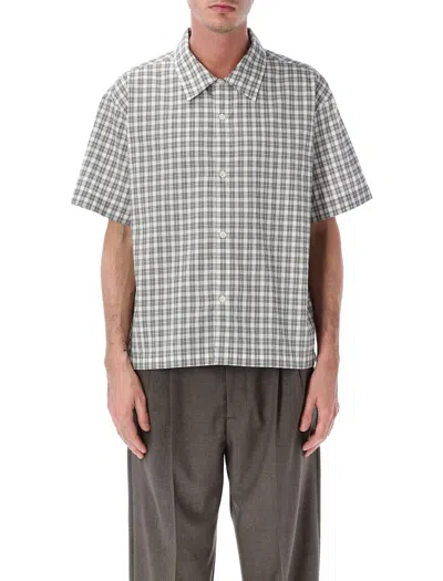 Mfpen Holiday Relaxed Check Shirt In Multi