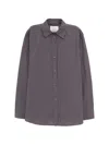 Mfpen Inquiry Micro-structure Shirt In Gray