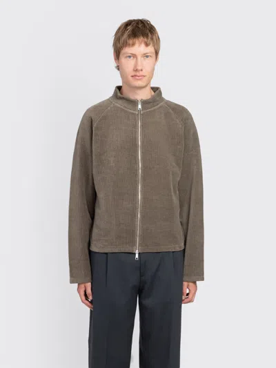 Mfpen Leisure Zip Up In Brown