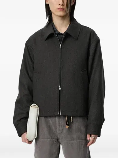 Mfpen Melange-stripe Jacket In Multi