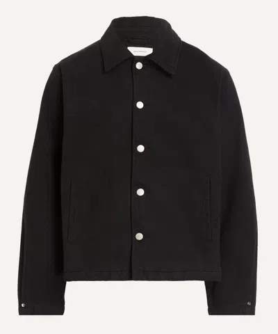 Mfpen Mens Brushed Black Painters Jacket