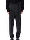Mfpen Service Wool Twill Trousers Dark Grey In Gray