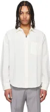 Mfpen Off-white Island Shirt In White Net