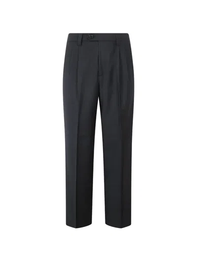 Mfpen Pleated Classic Trousers In Blue