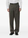 Mfpen Pleated Trousers In Green
