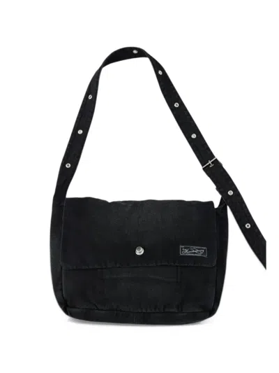 Mfpen Postman Shoulder Bag In Black