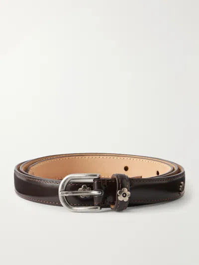 Mfpen Purpose 2cm Embellished Leather Belt In Brown