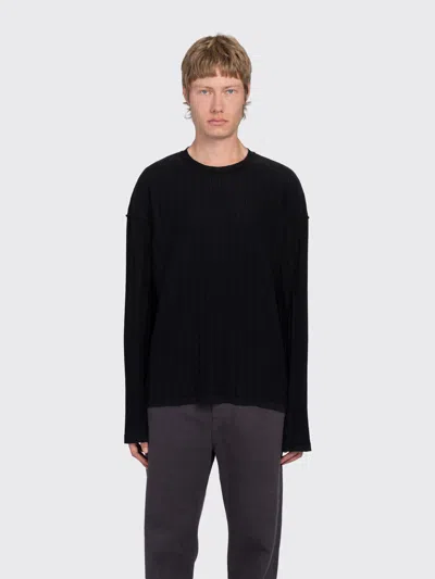 Mfpen Reverse Rib Sweater In Black