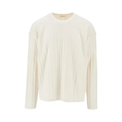 Mfpen Reversed Crewneck T-shirt In White
