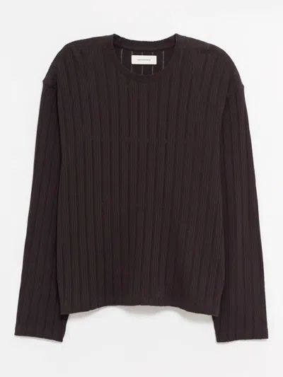 Mfpen Ribbed Sweater In 褐色