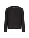 Mfpen Classic Knit Brown Sweater With Ribbed Details In Brown