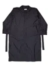 Mfpen Single-breasted Coat In Black
