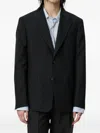 Mfpen Single-breasted Blazer In Black