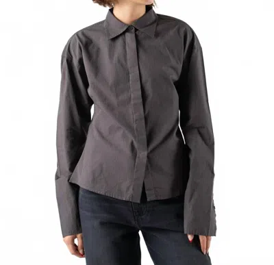 Mfpen Software Shirt In Mushroom Micro Check In Multi