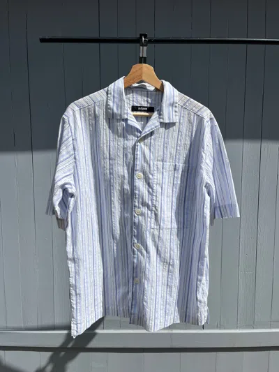 Pre-owned Mfpen Ss Shirt In Blue/white