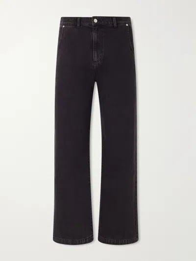 Mfpen Straight Cut Straight-leg Jeans In Black