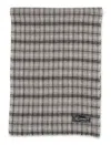 Mfpen Checked Wool Scarf In Gray