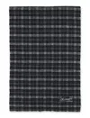 Mfpen Gray Wool Scarf In Black