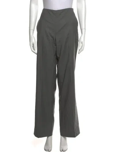 Pre-owned Mfpen Wool Wide Leg Pants In Grey