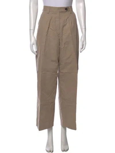 Pre-owned Mfpen Wool Wide Leg Pants In Neutrals